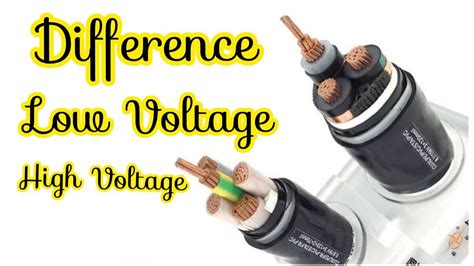 difference between hv and lv cable.